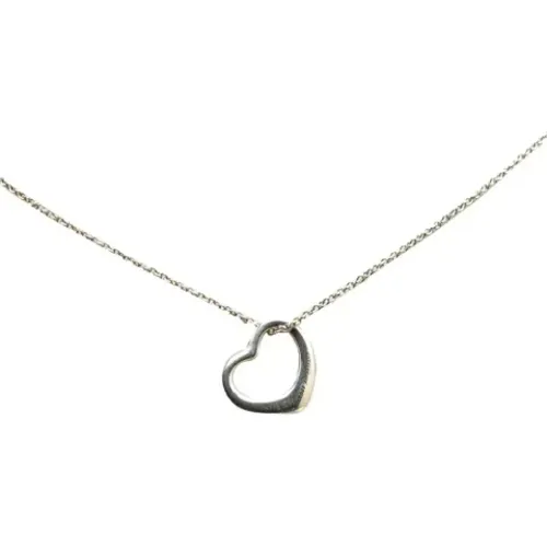 Pre-owned Jewellery, female, , Size: ONE SIZE Pre-owned Silver necklaces - Tiffany & Co. Pre-owned - Modalova