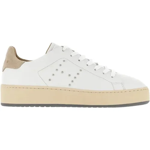 Studded Leather Sneakers - Hogan - Modalova