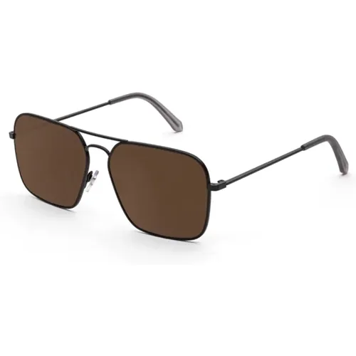 Braune Sonnenbrille Iggy 2.0 , unisex, Größe: 58 MM - Retrosuperfuture - Modalova