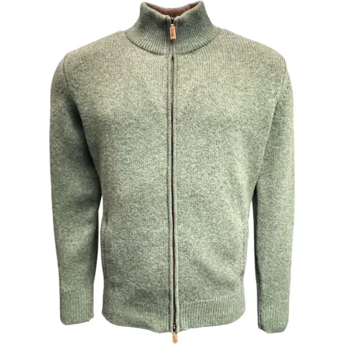 Geelong Lambswool Jacke, Landscape/Driftwood , Herren, Größe: 2XL - William Lockie - Modalova