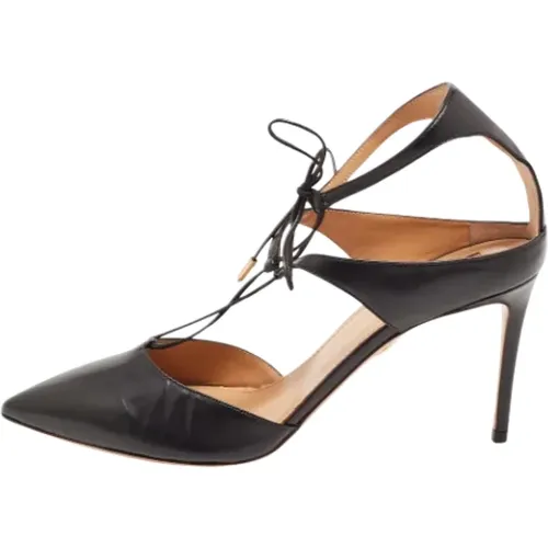 Pre-owned Leather heels , female, Sizes: 9 UK - Aquazzura Pre-owned - Modalova