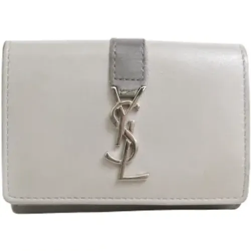 Pre-owned Wallets, female, , Size: ONE SIZE Pre-owned Leather wallets - Yves Saint Laurent Vintage - Modalova