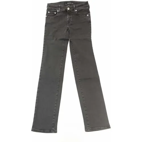 Italienische Damen Jeans 5-Pocket Baumwolle , Damen, Größe: W28 - Jacob Cohën - Modalova
