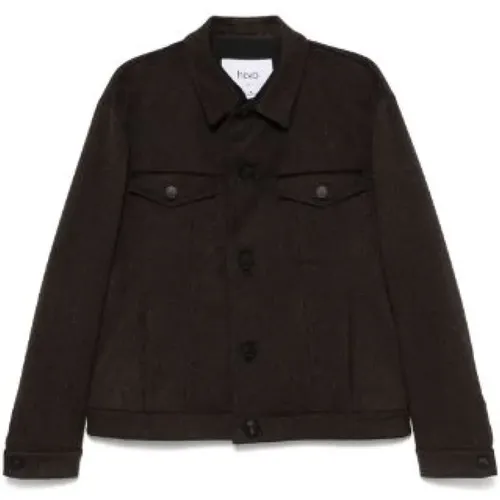 Light Jackets, male, , Size: XL Stylish Winter Coat - Hevo - Modalova