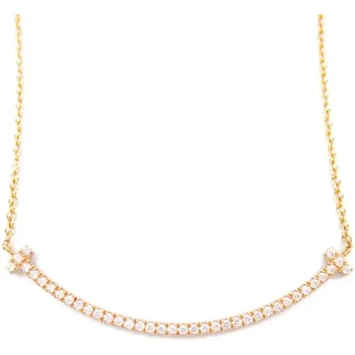 Pre-owned Rose Gold necklaces , female, Sizes: ONE SIZE - Tiffany & Co. Pre-owned - Modalova