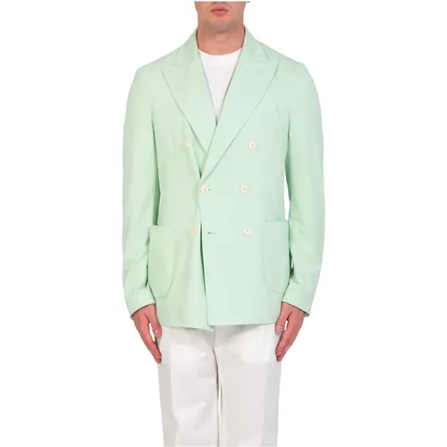 Pastell Doppelreihiger Blazer , Herren, Größe: XL - Circolo 1901 - Modalova