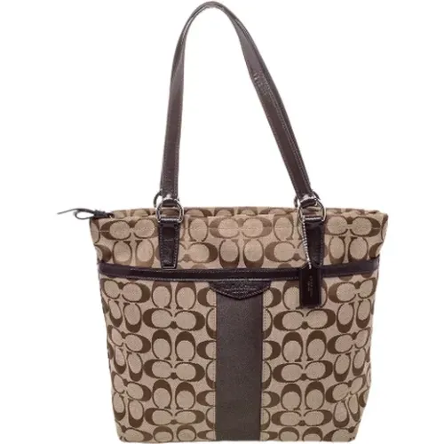 Pre-owned Tote Bags, female, , Size: ONE SIZE Pre-owned Canvas totes - Coach Pre-owned - Modalova