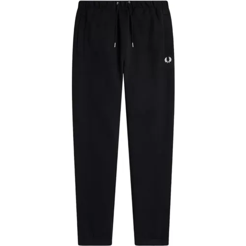 Sweatpants, male, , Size: XL Mens Cotton Loopback Sweatpants - Fred Perry - Modalova