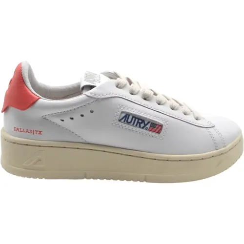 Dallas Low Womens Leather Sneakers , female, Sizes: 3 UK - Autry - Modalova