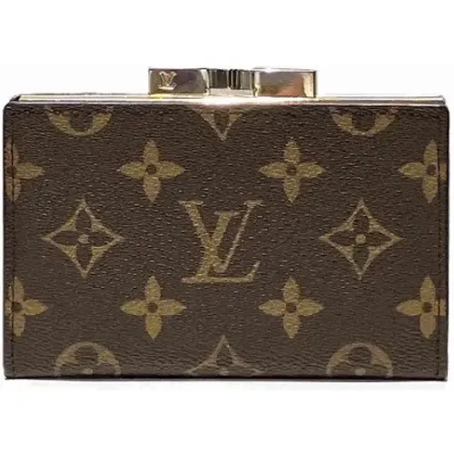 Pre-owned Wallets, female, , Size: ONE SIZE Pre-owned Canvas wallets - Louis Vuitton Vintage - Modalova