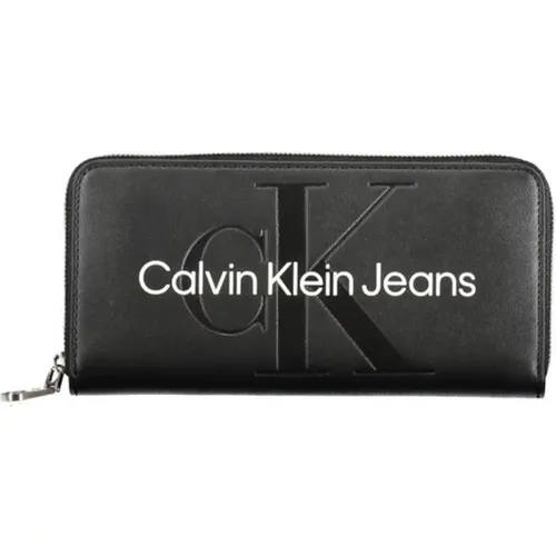 Wallets & Cardholders, female, , Size: ONE SIZE Polyethylene Wallet with Multiple Compartments - Calvin Klein - Modalova