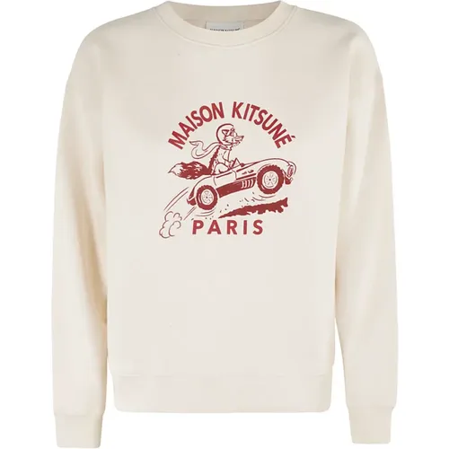 Fox Racing Comfort Sweatshirt , Damen, Größe: S - Maison Kitsuné - Modalova