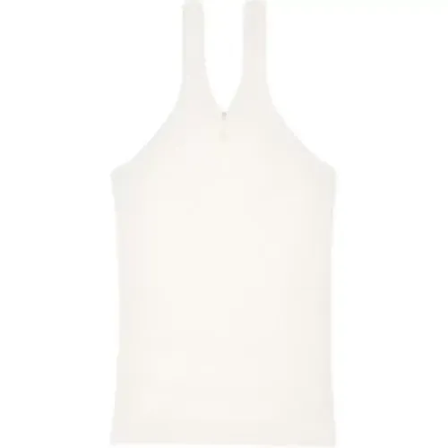 Sleeveless Tops, female, , Size: M Luxe Tank Top - Courrèges - Modalova