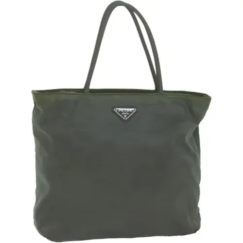 Pre-owned Tote Bags, female, , Size: ONE SIZE Pre-owned Nylon handbags - Prada Vintage - Modalova