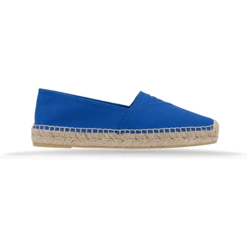 Espadrilles, female, , Size: 8 US Canvas Slip-On Espadrilles - Prada - Modalova