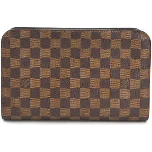 Pre-owned Clutches, male, , Size: ONE SIZE Pre-owned Canvas louis-vuitton-bags - Louis Vuitton Vintage - Modalova