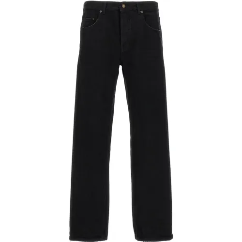 Long Baggy Denim Jeans , male, Sizes: W33, W34 - Saint Laurent - Modalova