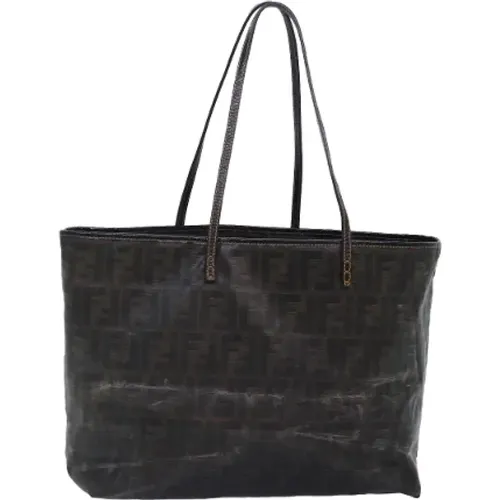 Pre-owned Tote Bags, female, , Size: ONE SIZE Pre-owned Canvas totes - Fendi Vintage - Modalova