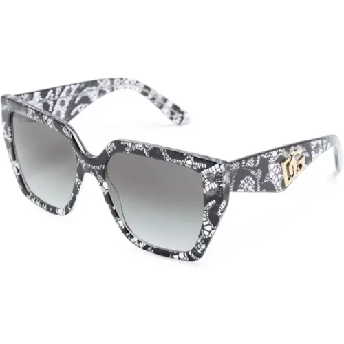 Schwarze Sonnenbrille mit Original-Etui - Dolce & Gabbana - Modalova