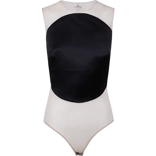 Body, female, , Size: S Satin Bodysuit Illusion Circle - Courrèges - Modalova