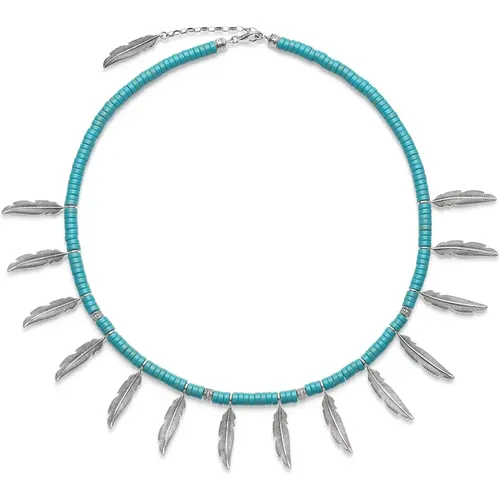 Ethno Feather Necklace , female, Sizes: ONE SIZE - Thomas Sabo - Modalova