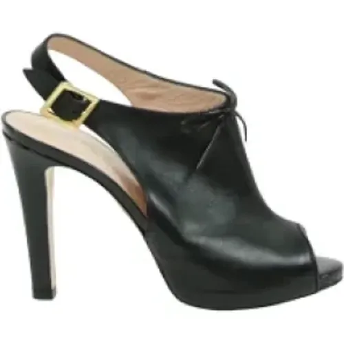 Pre-owned Leather sandals , female, Sizes: 4 UK - Valentino Vintage - Modalova