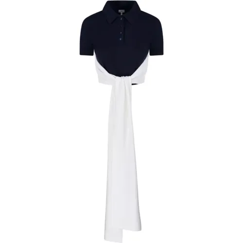 Round-neck Knitwear, female, , Size: M Polo Sweater - Loewe - Modalova