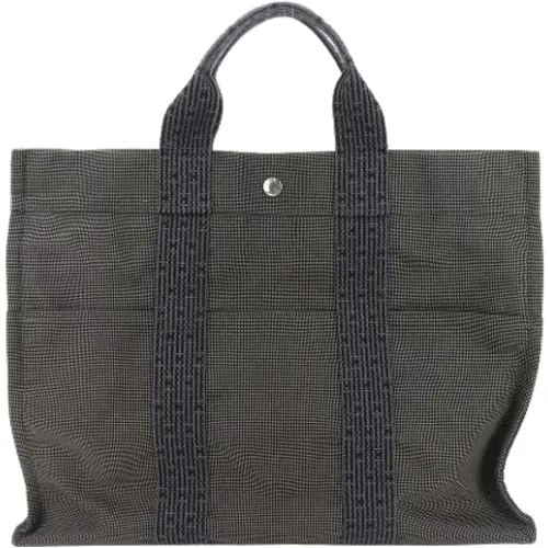 Pre-owned Tote Bags, female, , Size: ONE SIZE Pre-owned Canvas handbags - Hermès Vintage - Modalova