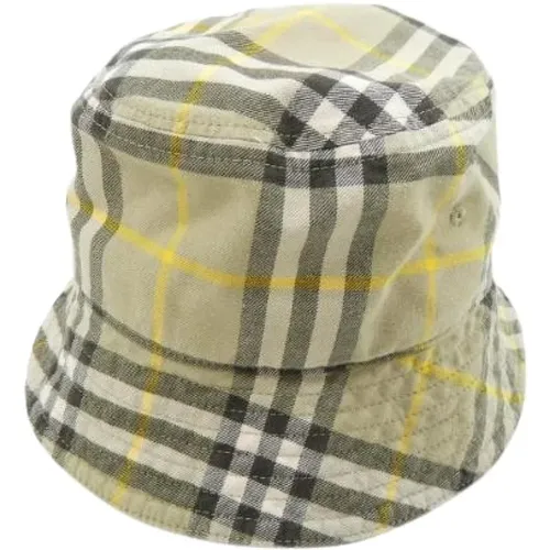 Pre-owned Accessories, male, , Size: ONE SIZE Pre-owned Fabric hats - Burberry Vintage - Modalova