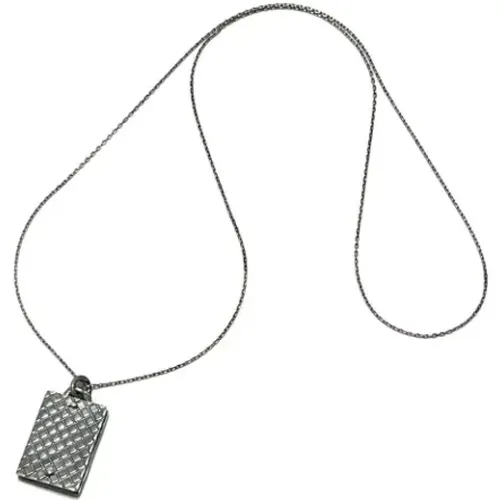 Pre-owned Jewellery, female, , Size: ONE SIZE Pre-owned Silver necklaces - Bottega Veneta Vintage - Modalova