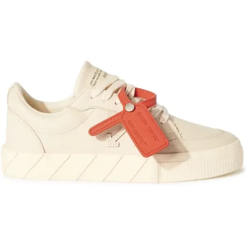 Vulcanized Low Top Sneakers , female, Sizes: 5 UK - Off White - Modalova