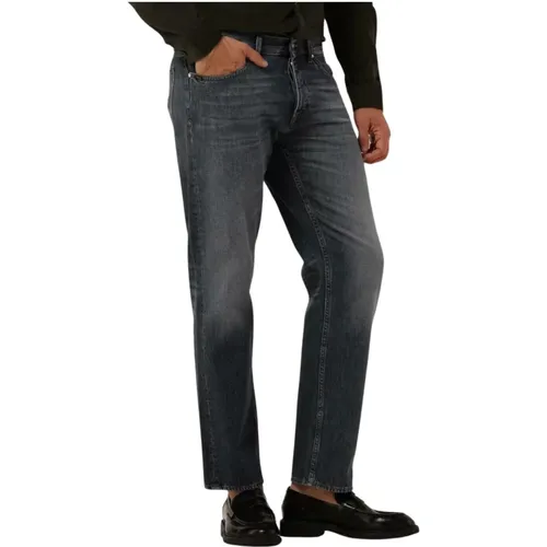 Straight Leg Jeans in Dunkelgrau , Herren, Größe: W31 L32 - Tiger Of Sweden - Modalova