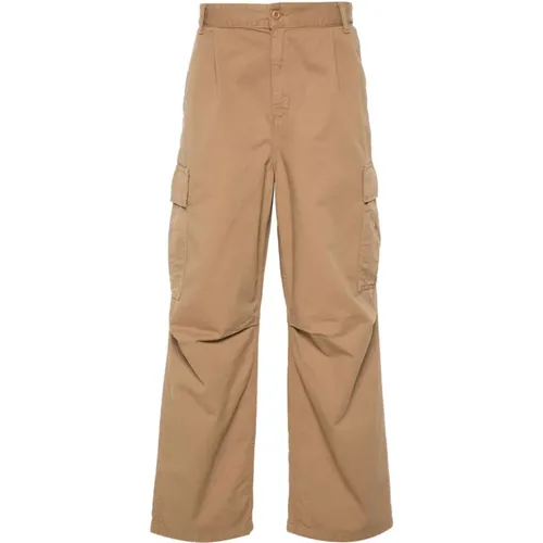 Wide Trousers, male, , Size: W34 Cargo Trousers Dove Grey - Carhartt WIP - Modalova