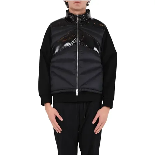 Quilted Sleeveless Jacket with Zipper , male, Sizes: XL - Armani Exchange - Modalova