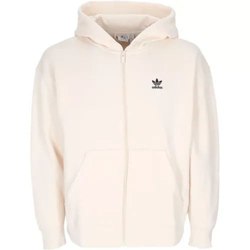 Kapuzen-Sweatshirt mit Reißverschluss und Taschen , Damen, Größe: S - Adidas - Modalova