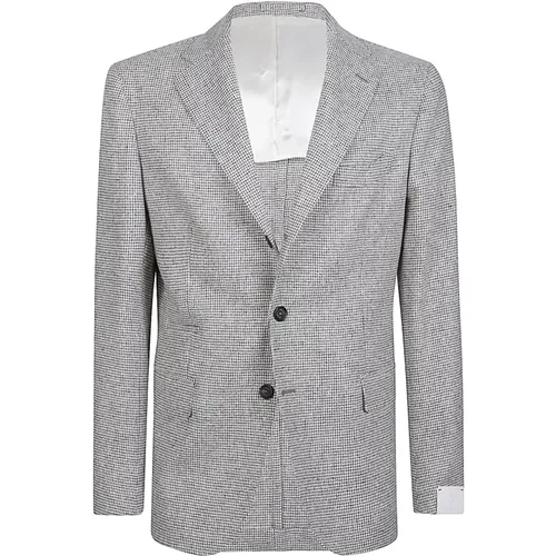 Blazers, male, , Size: XL Soft Cashmere Wool Single-Breasted Jacket - Eleventy - Modalova