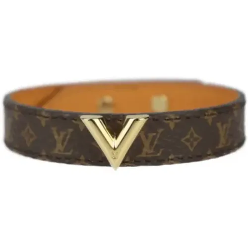 Pre-owned Jewellery, female, , Size: ONE SIZE Pre-owned Leather bracelets - Louis Vuitton Vintage - Modalova