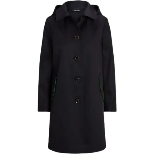 Cotton and nylon trench coat with detachable hood , female, Sizes: M, S, L - Ralph Lauren - Modalova