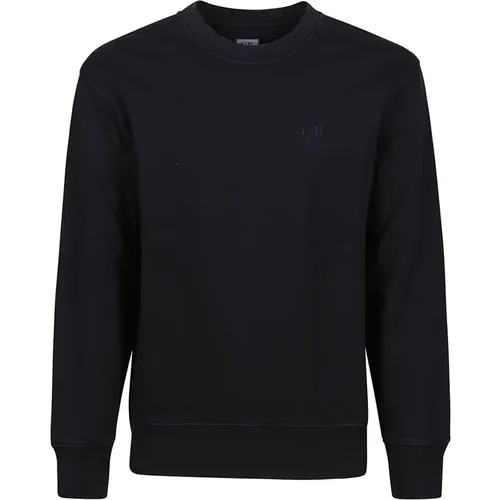 Diagonal Fleece Logo Sweatshirt , male, Sizes: L, S, XL - C.P. Company - Modalova