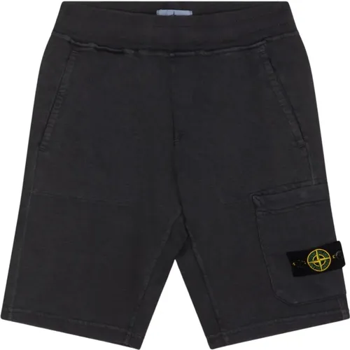 Kompas Patch Track Shorts - Stone Island - Modalova