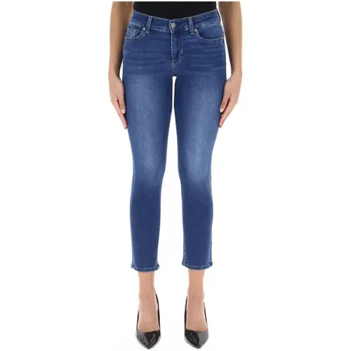 Slim Stretch Cotton Denim Jeans , female, Sizes: W26, W27, W31 - Liu Jo - Modalova