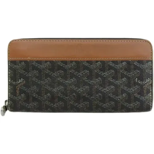 Pre-owned Wallets, female, , Size: ONE SIZE Pre-owned Canvas wallets - Goyard Vintage - Modalova