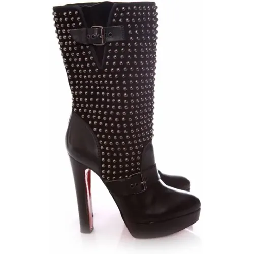 Pre-owned Boots, female, , Size: 10 1/2 US Platform boots - Christian Louboutin Pre-owned - Modalova