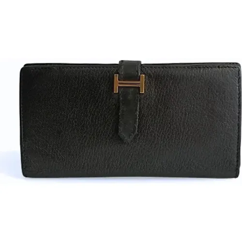 Pre-owned Leather wallets , female, Sizes: ONE SIZE - Hermès Vintage - Modalova