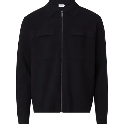 Schwarzer Cardigan Anzug - Calvin Klein - Modalova