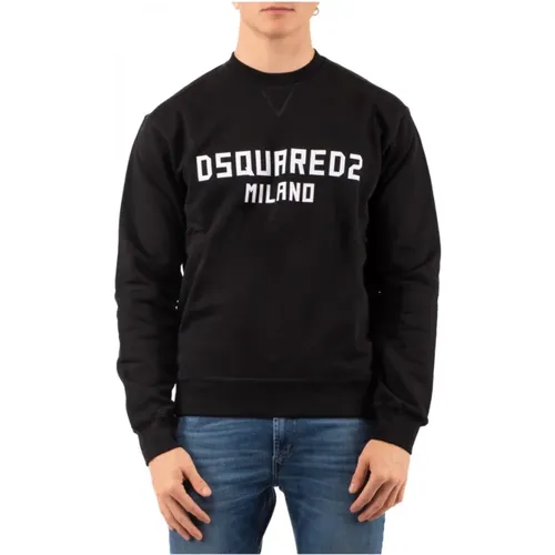 Sweatshirts, male, , Size: M Stylish Sweatshirt - Dsquared2 - Modalova