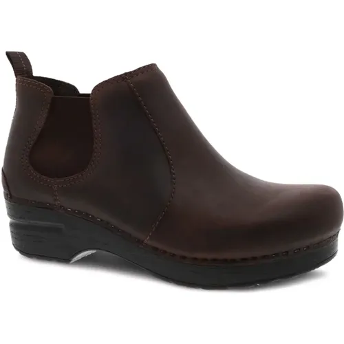 Slip-On Leather Boot , female, Sizes: 7 UK, 5 UK, 8 UK, 4 UK - Dansko - Modalova