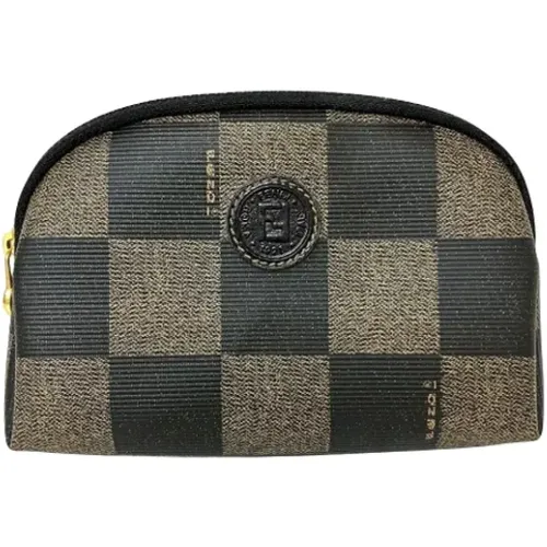 Pre-owned Canvas clutches , Damen, Größe: ONE Size - Fendi Vintage - Modalova