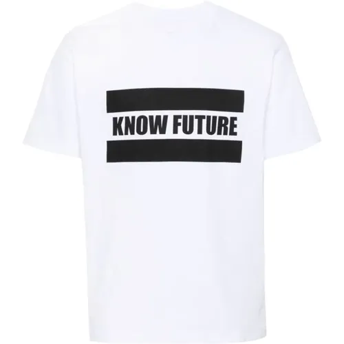 T-Shirts, male, , Size: XL Know Future T-shirt with Front Print - Sacai - Modalova