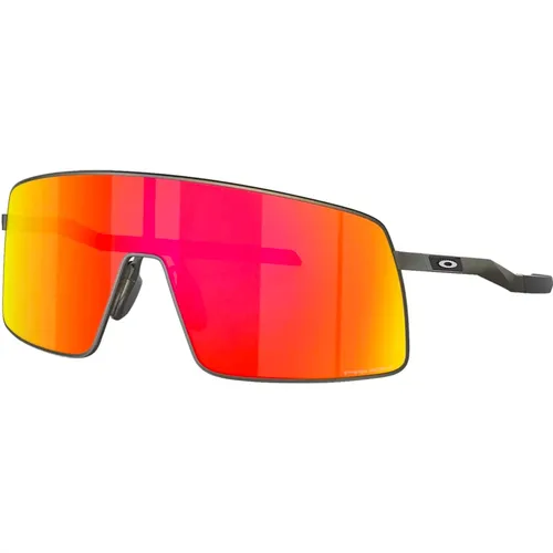 Sutro TI Sonnenbrille in Satin Carbon/Prizm Ruby,SUTRO TI Sonnenbrille - Oakley - Modalova